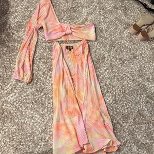 Wrap Skirt & Top Set